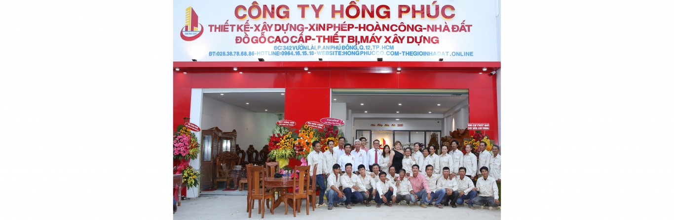 CÔNG TY TV-TK-XD VÀ THƯƠNG MẠI  HỒNG PHÚC