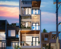 NP0051 NHÀ PHỐ HIỆN ĐẠI 5 TẦNG