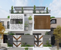 NP0057 NHÀ PHỐ HIỆN ĐẠI 3 TẦNG