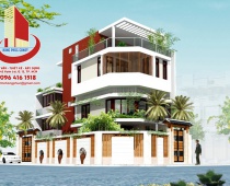 BT00534 BIỆT THỰ HIỆN ĐẠI 4 TẦNG