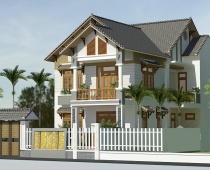 NP0053 NHÀ PHỐ CỔ ĐIỂN 2 TẦNG