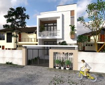 NP0056 NHÀ PHỐ HIỆN ĐẠI 2 TẦNG