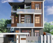 NP0055 NHÀ PHỐ HIỆN ĐẠI 3 TẦNG