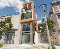 NP0076 NHÀ PHỐ HIỆN ĐẠI 3 TẦNG 