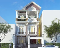 NP0524 BIỆT THỰ TÂN CỔ ĐIỆN 3 TẦNG