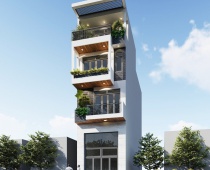 THIẾT KẾ - THI CÔNG NHÀ PHỐ HIỆN ĐẠI - NHÀ CHỊ NỤ